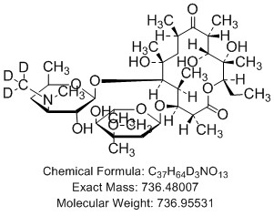 红霉素3-N氘代物